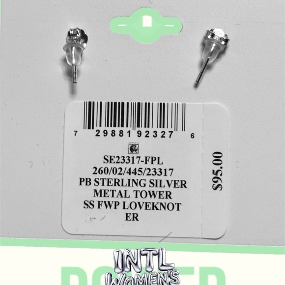 Giani Bernini Sterling Silver Pearlescent Ball Stud Earrings - Picture 3 of 3